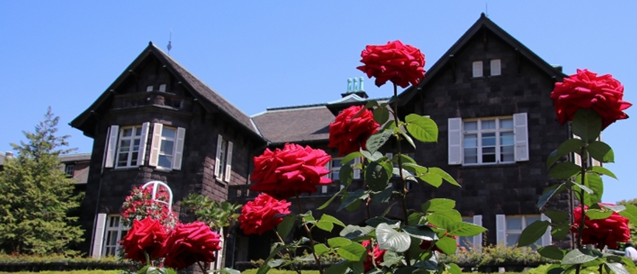 旧古河庭園は東京の北区にある都立庭園でＪＲ上中里駅から徒歩７分です。